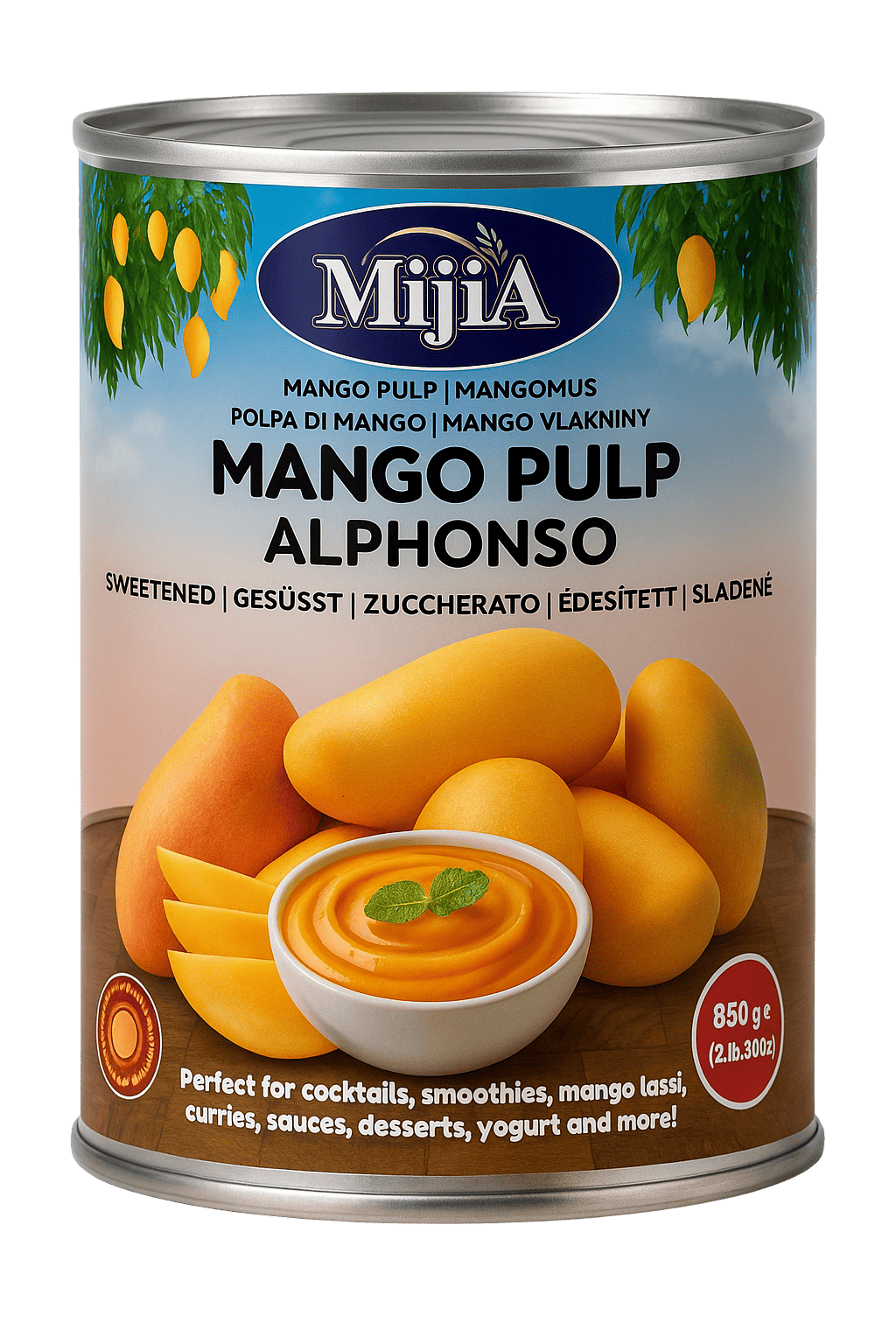 Mijia Alphonso Mango pulp 850g