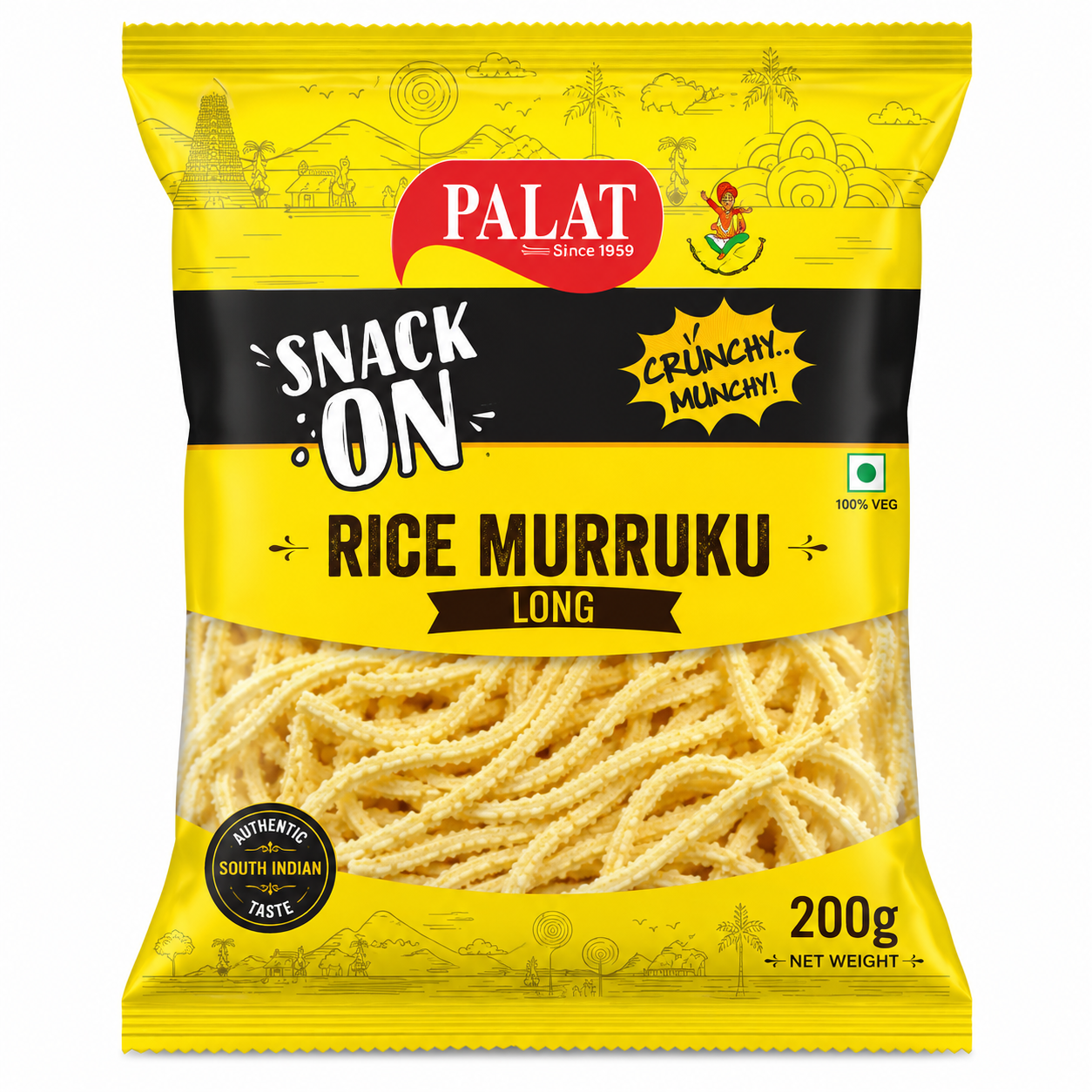 Palat Rice Murukku long 200g