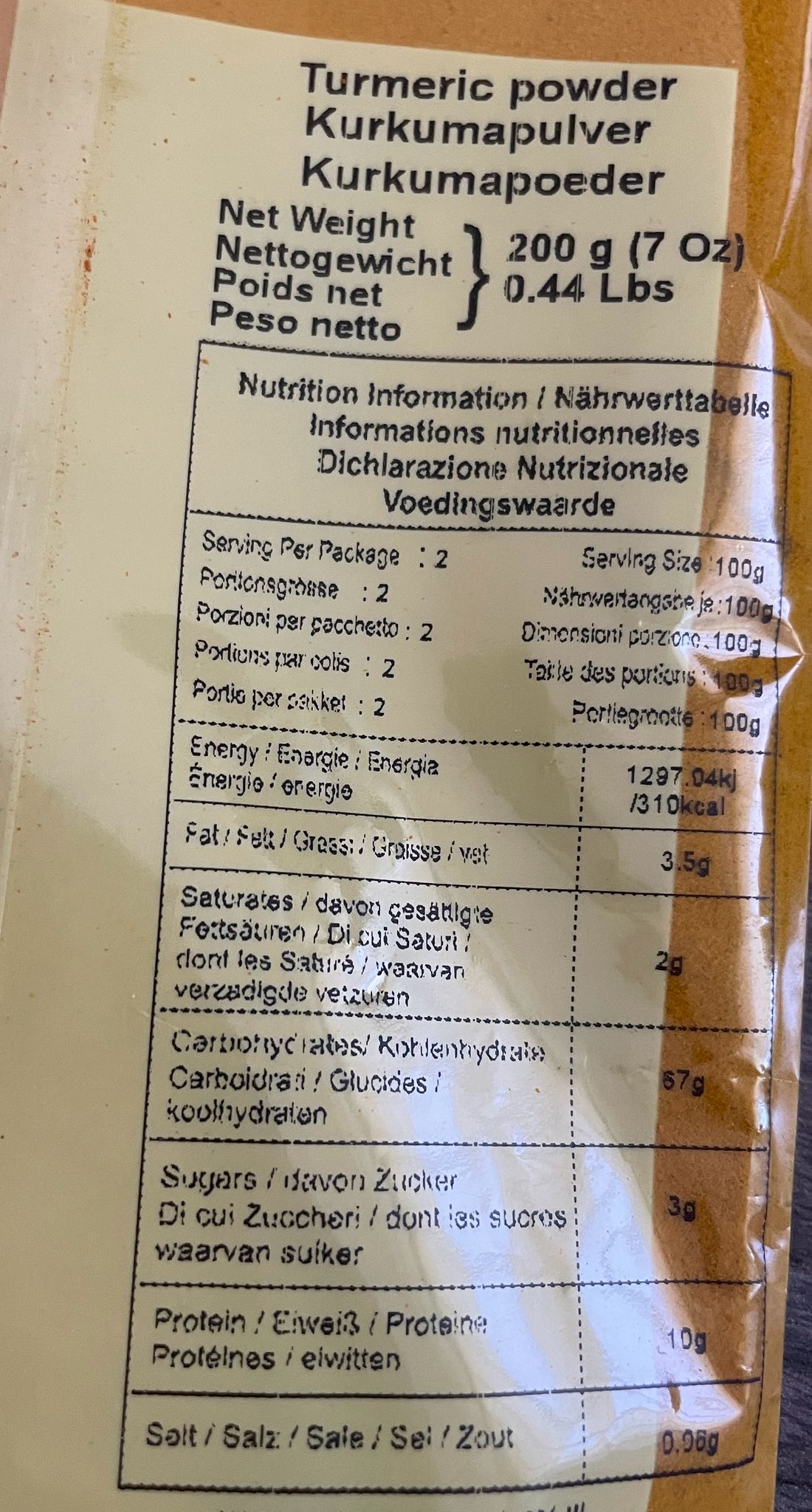 Turmeric Powder 200g