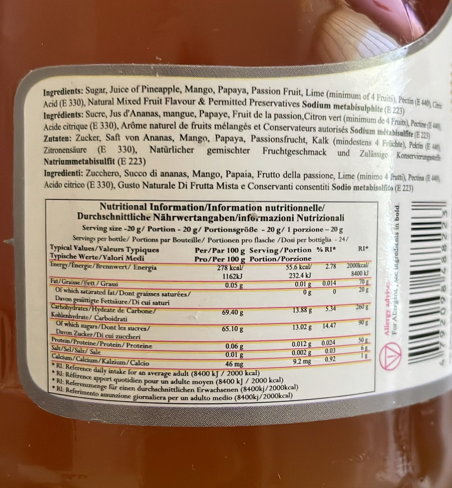 MD mixed fruit 485g