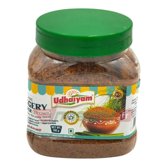 Udhaiyam Jaggery Powder Jar (500g)
