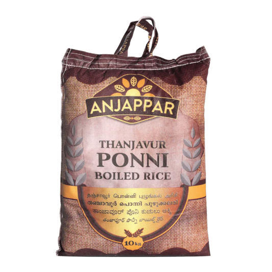Anjappar Ponni gekochter Reis 5 kg