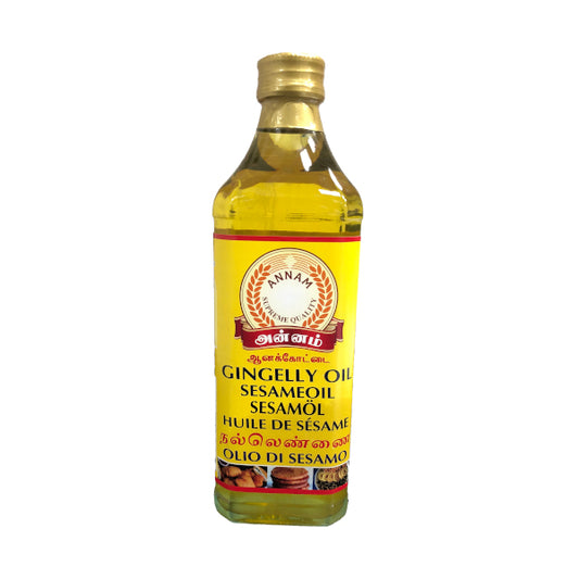 Annam Gingely Oil (Sesamöl) 750ml (Glass Bottle)