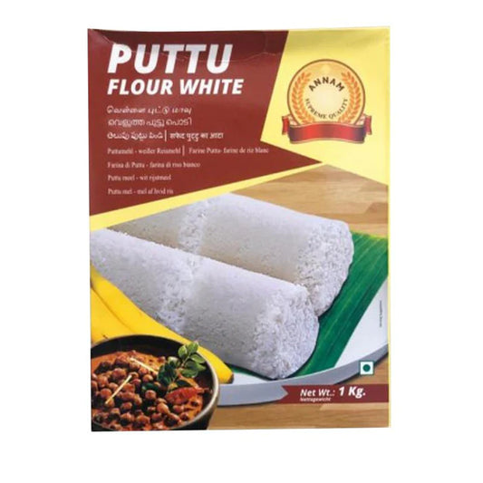 Annam White Puttu Flour Roasted 1 Kg