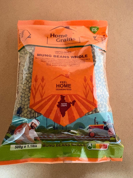 Home Grain Green mung dal