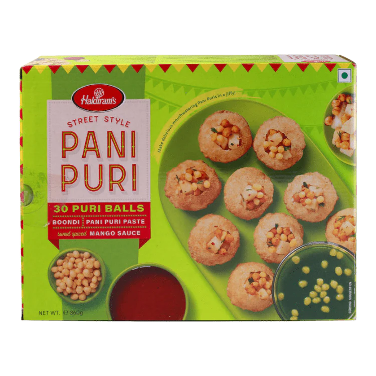 Haldiram Pani Puris 30 Pieces 360g