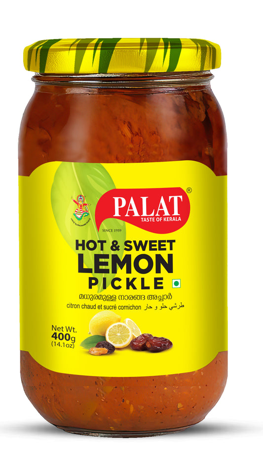 Palat Hot and sweet  lemon pickel 400g