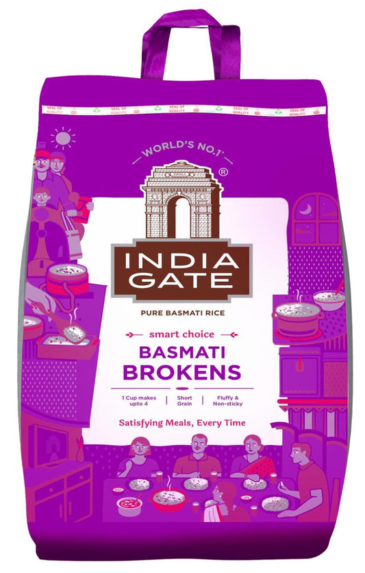 India Gate Broken Basmati Rice  (4.5 Kg)