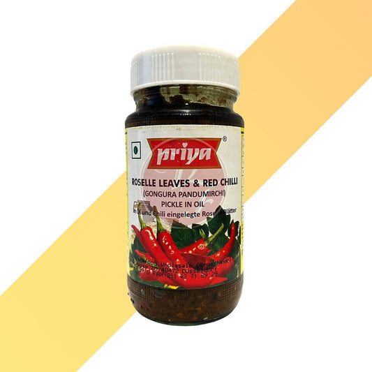 Priya Gongura & Red chilli Pickel 300g