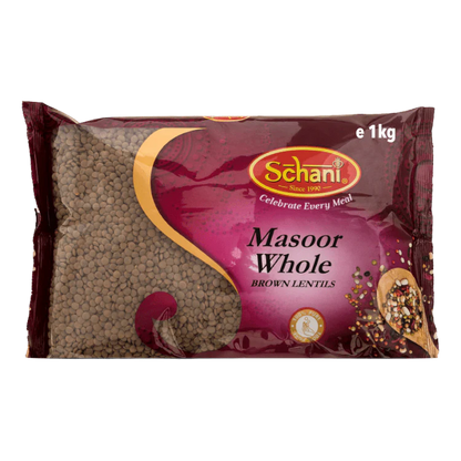 Schani  Masoor Dal Whole (Brown Lentils) 500g
