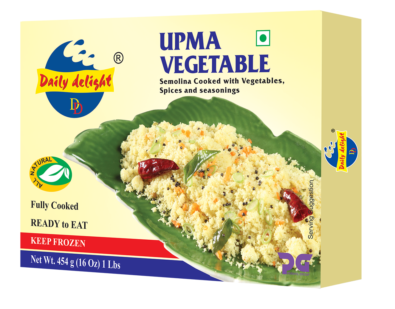 Daily Delight Vegetable Upma 454gm