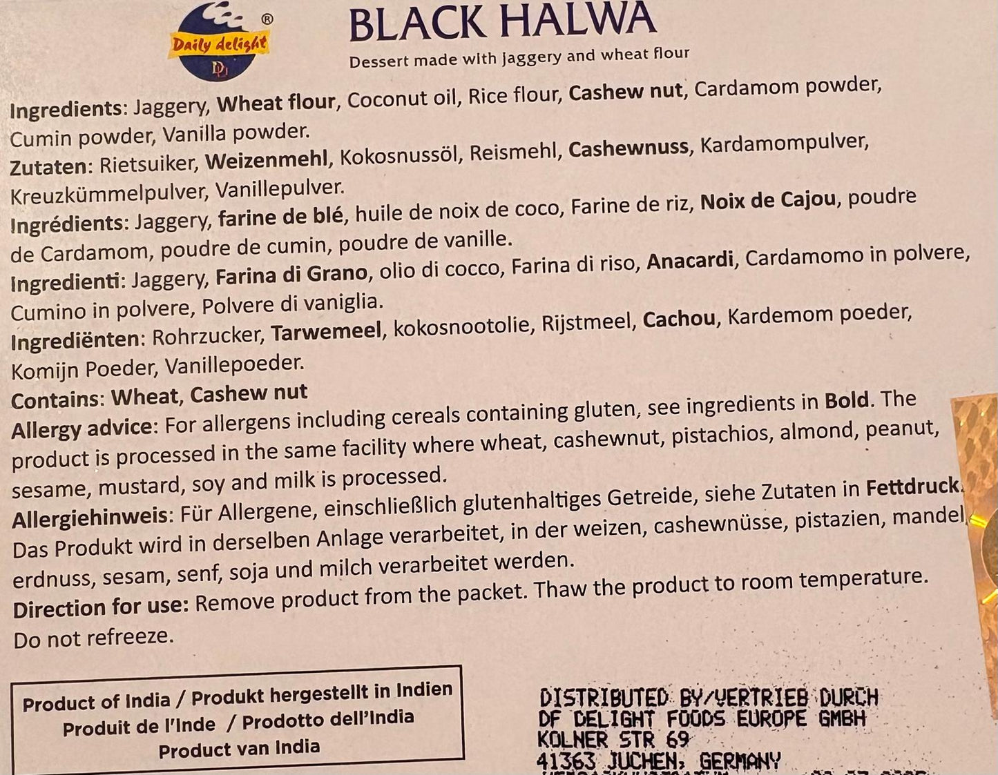 Daily Delight Halwa Black 400 gm