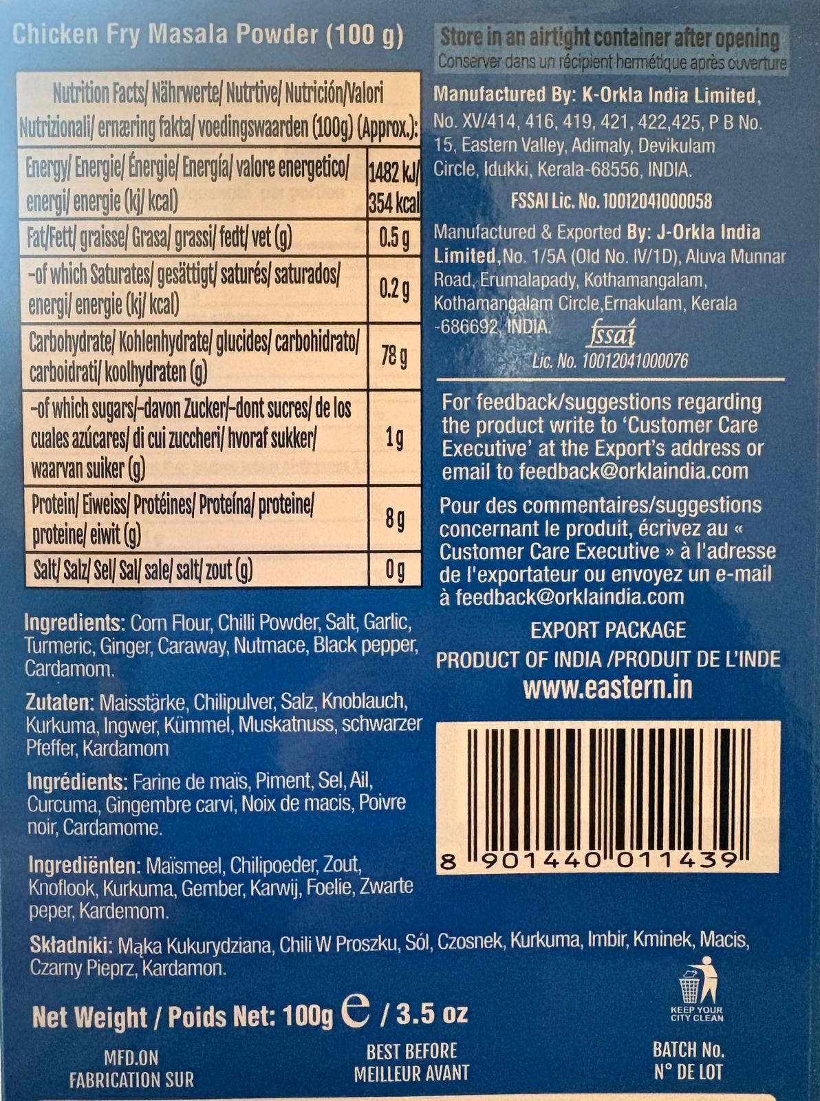 Eastern Chicken Fry masala 100g