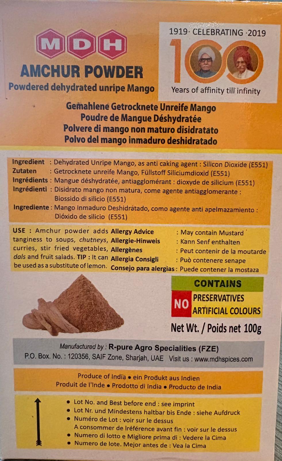 MDH Amchur Powder 100g