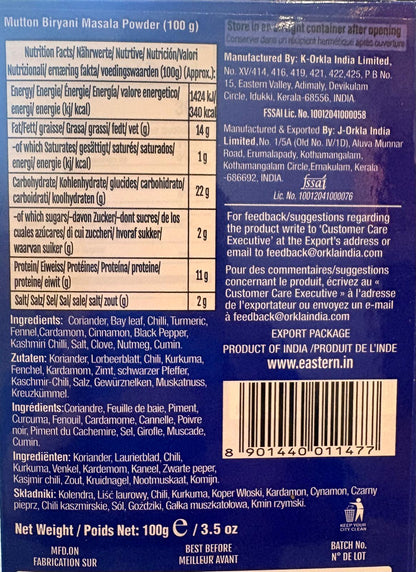 Eastern Mutton Biriyani masala 100g