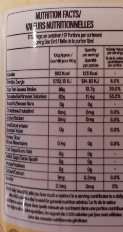 RG Coconut oil