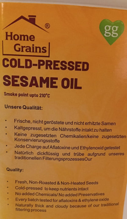 Cold pressed Sessame oil 1 L
