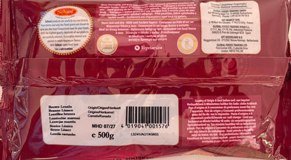 Schani  Masoor Dal Whole (Brown Lentils) 500g