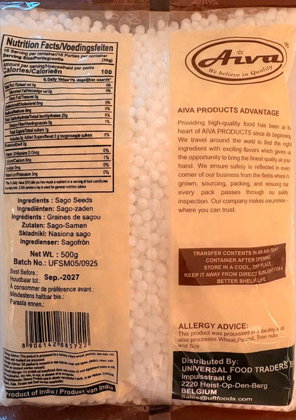 Aiva Sabudana Medium 500gm
