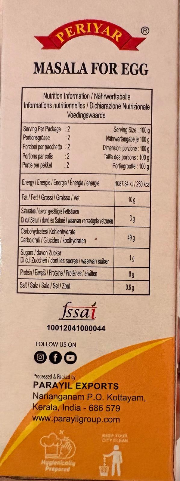 Egg (Roast) Masala 200g