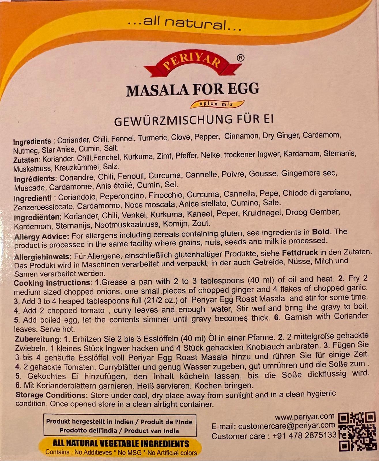 Egg (Roast) Masala 200g