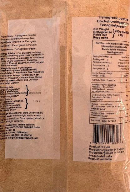 Fenugreek Powder 100g