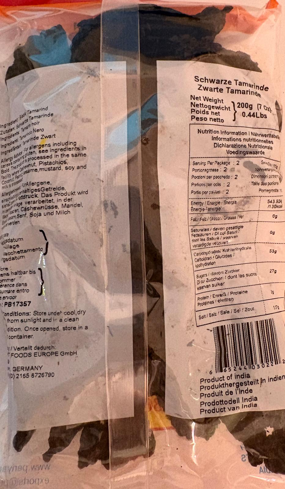 Schwarze Tamarinde 200 g