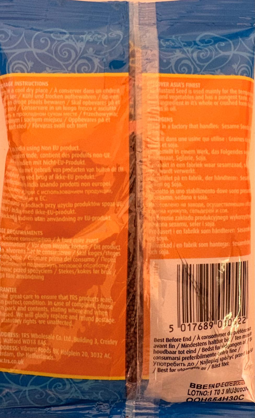 TRS Mustard seeds 100g