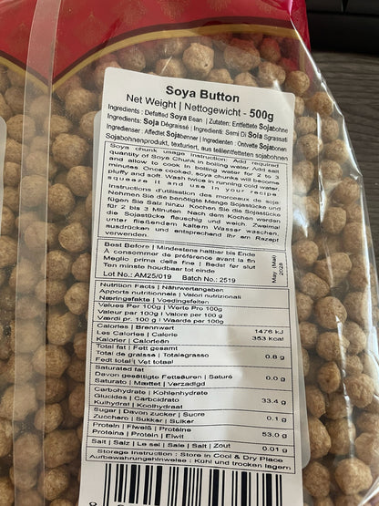 Annam Soya Button Small 500gm