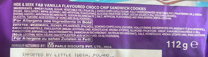 Parle Hide and Seek Fab Vanilla - 112g
