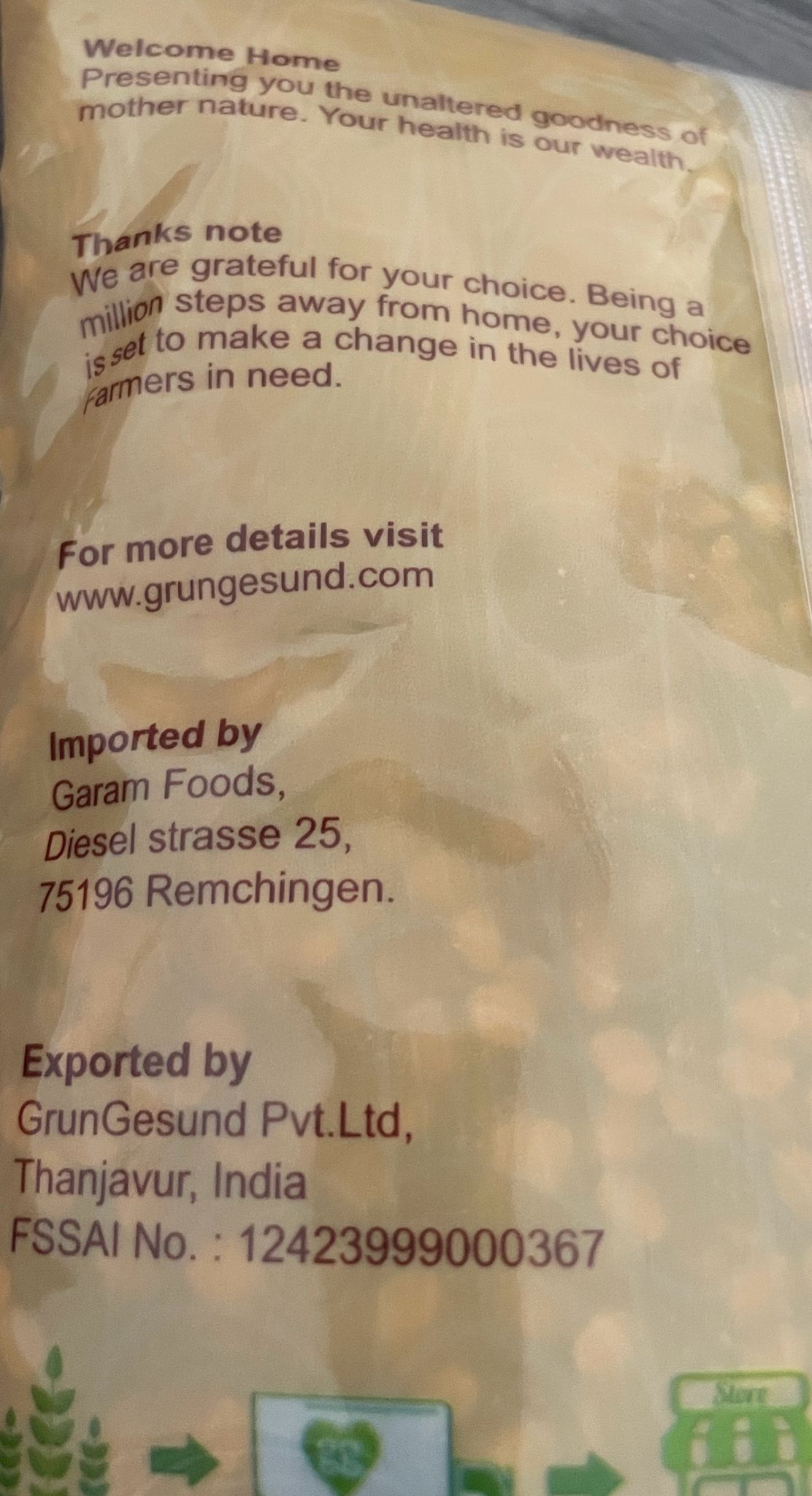 Home Grain urid Dal split 500 gm