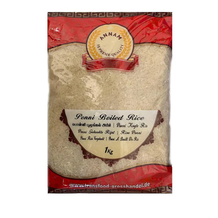 Annam Ponni boiled rice 1 Kg and 5Kg