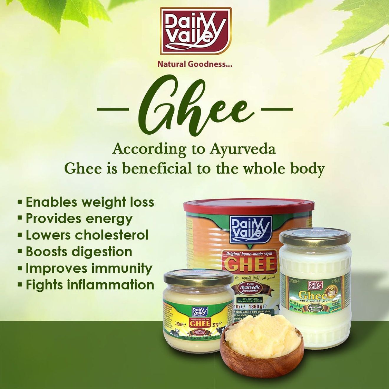 Diary Valley pure Ghee  (Ayurvedic)