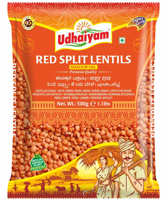 Udhaiyam Red Lentils (Masoor Dal) 500 g