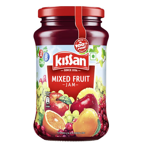 Kissan mixed fruit jam 500g