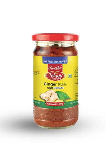 Telugu Pickel Ingwer-Knoblauch 300g